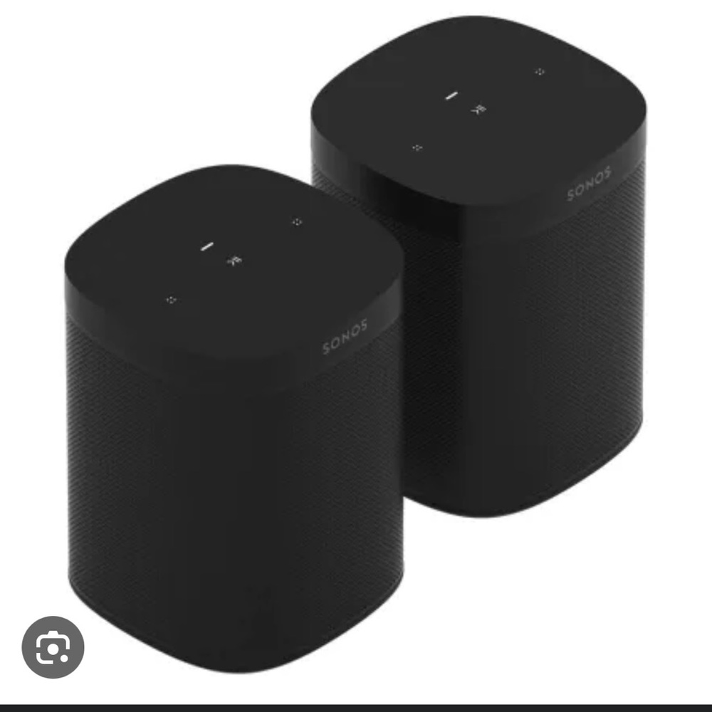 SONOS One Wireless Set of Two Speakers - Black